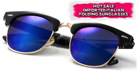 Vintage Classic Italian Folding Sunglasses