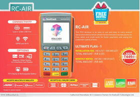 RC-AIR GPRS MERCHANT POS MACHINE